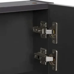 vidaXL - Badkamerkast - Antraciet - MDF