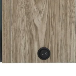 vidaXL - Badkamerkast - Grijs - MDF - 89 x 14 x 62 cm