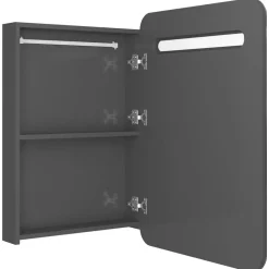 vidaXL - Badkamerkast - Grijs - MDF