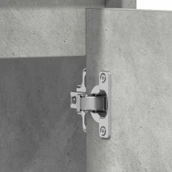 vidaXL - Badkamerkast - Grijs - Bewerkt hout