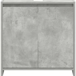vidaXL - Badkamerkast - Grijs - Bewerkt hout