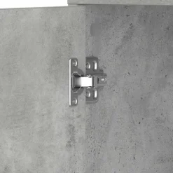 vidaXL - Badkamerkast - Grijs - Bewerkt hout