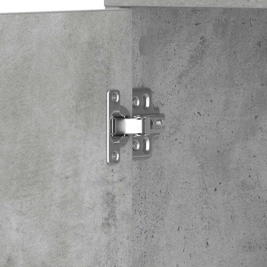 vidaXL - Badkamerkast - Grijs - Bewerkt hout