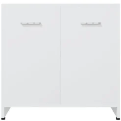 vidaXL - Badkamerkast - Wit - Bewerkt hout