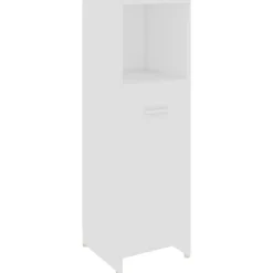 vidaXL - Badkamerkast - Wit - Bewerkt hout