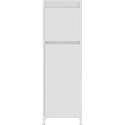 vidaXL - Badkamerkast - Wit - Bewerkt hout