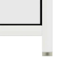 vidaXL - Badkamerkast - Wit - Bewerkt hout