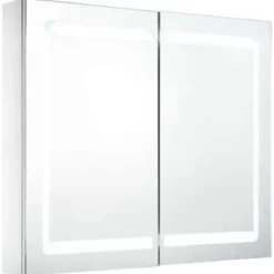 vidaXL - Badkamerkast - Wit - MDF