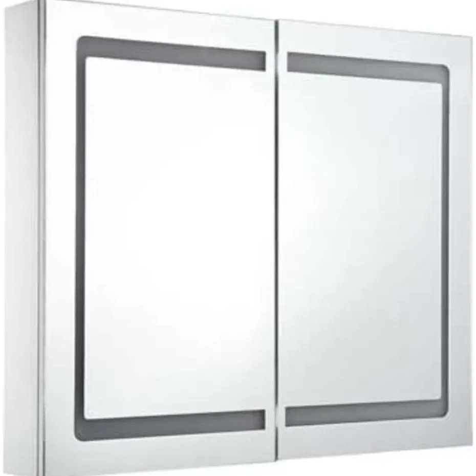 vidaXL - Badkamerkast - Wit - MDF