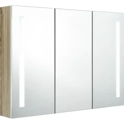 vidaXL - Badkamerkast - Wit - MDF - 89 x 14 x 62 cm