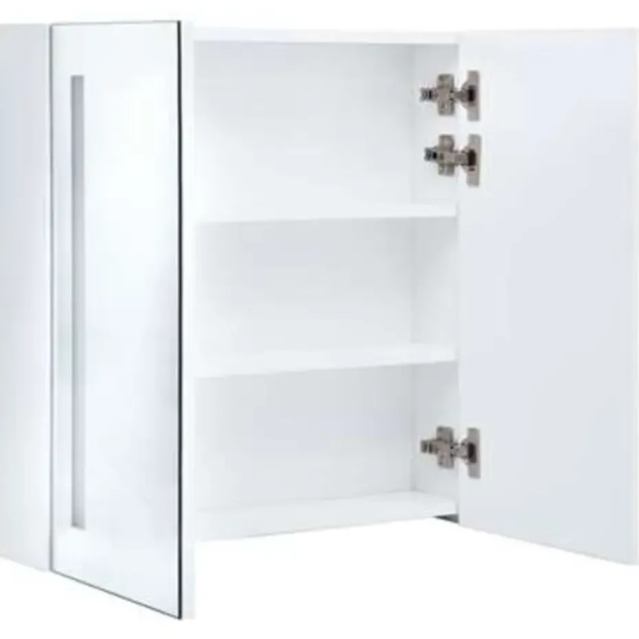 vidaXL - Badkamerkast - Wit - MDF - 62 x 14 x 60 cm