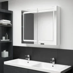 vidaXL - Badkamerkast - Wit - MDF