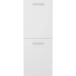 vidaXL - Badkamerkast - Wit - Bewerkt hout