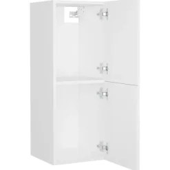 vidaXL - Badkamerkast - Wit - Bewerkt hout