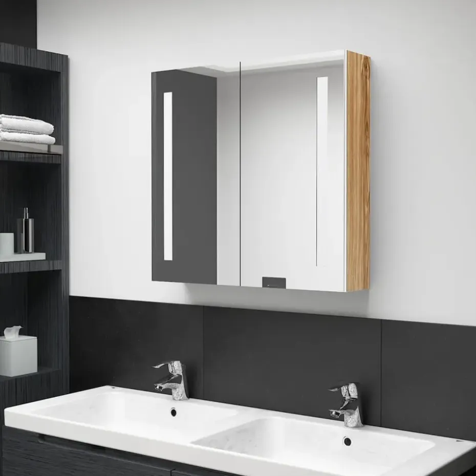 vidaXL - Badkamerkast - Wit - MDF - 62 x 14 x 60 cm