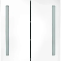 vidaXL - Badkamerkast - Wit - MDF - 62 x 14 x 60 cm