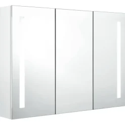 vidaXL - Badkamerkast - Wit - MDF - 89 x 14 x 62 cm