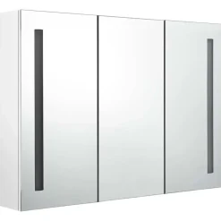 vidaXL - Badkamerkast - Wit - MDF - 89 x 14 x 62 cm