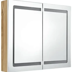 vidaXL - Badkamerkast - Wit - MDF