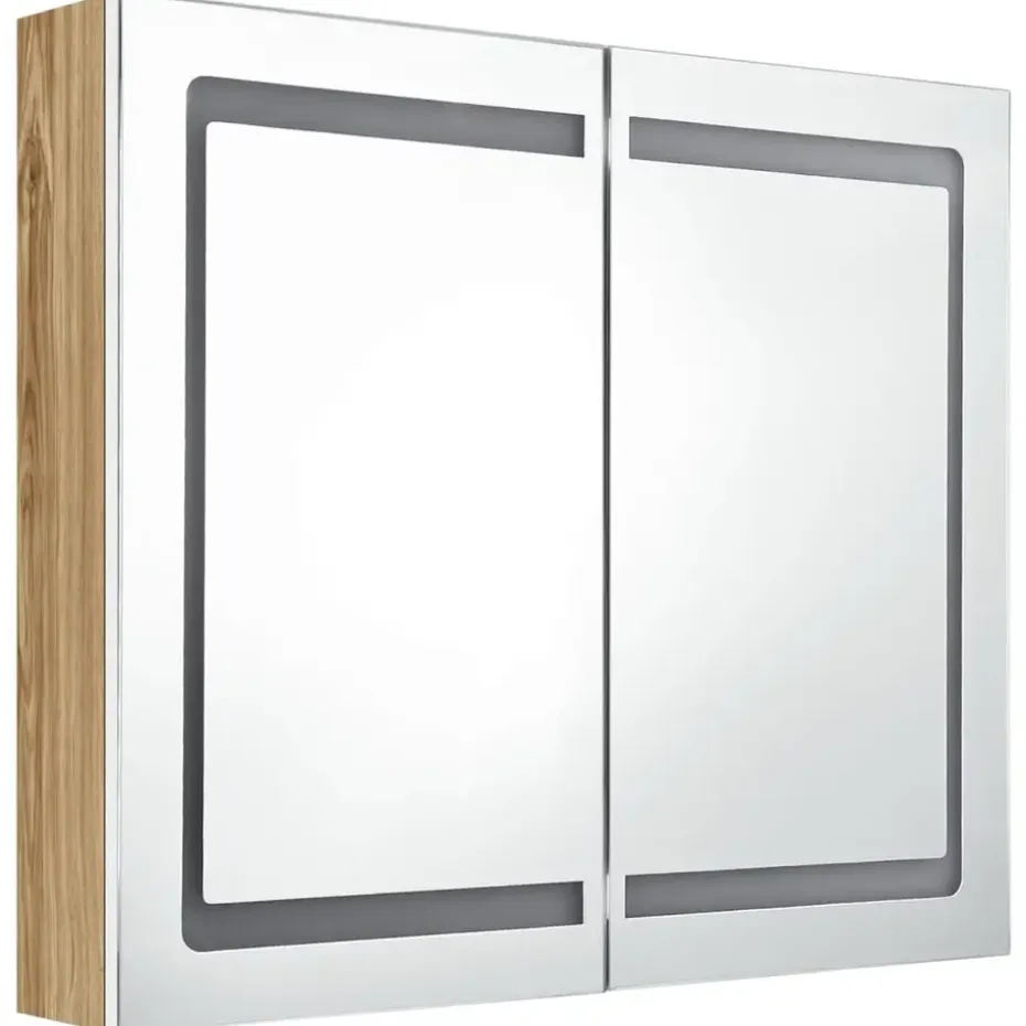 vidaXL - Badkamerkast - Wit - MDF