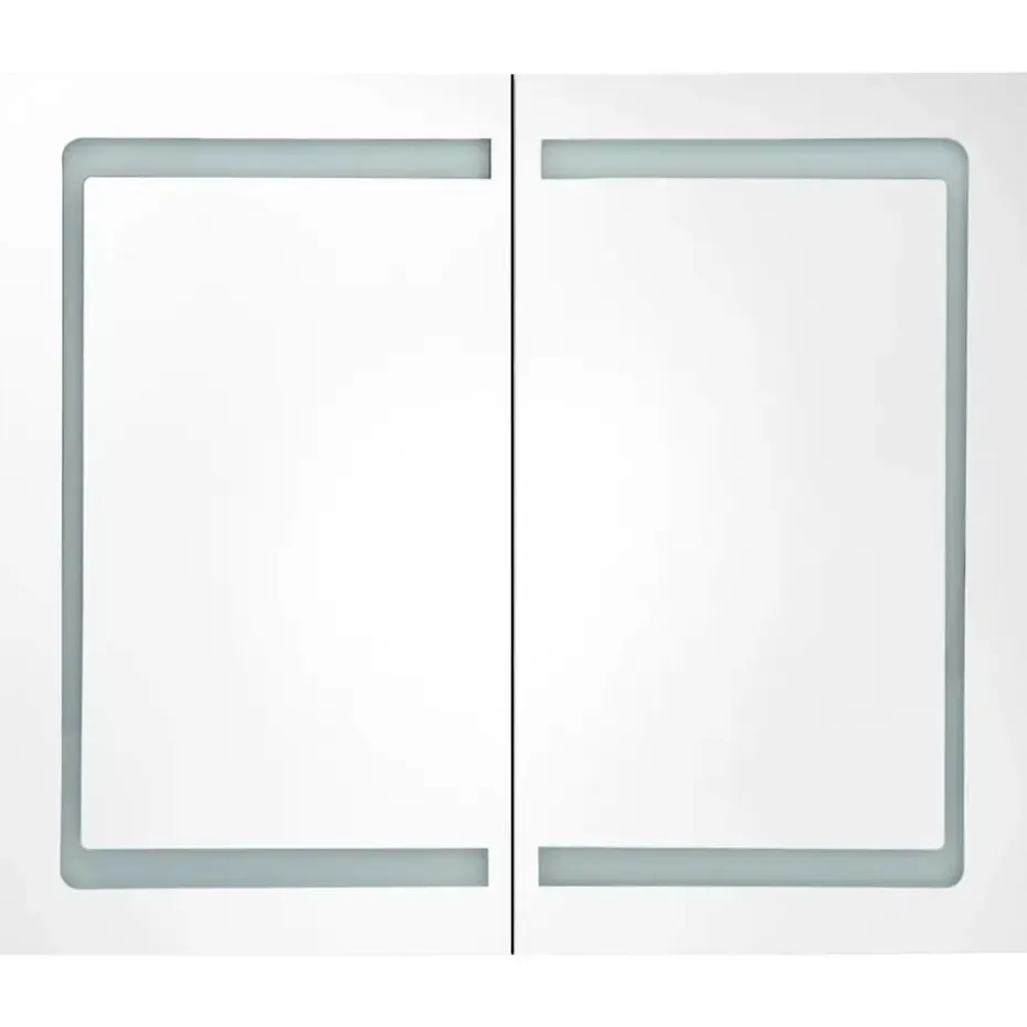 vidaXL - Badkamerkast - Wit - MDF