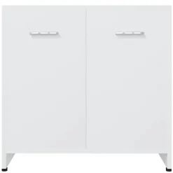 vidaXL - Badkamerkast - Wit - Bewerkt hout
