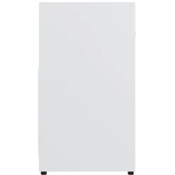 vidaXL - Badkamerkast - Wit - Bewerkt hout