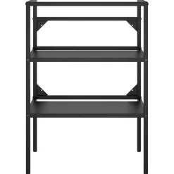 vidaXL - Badkamermeubelframe - Zwart - IJzer - 59 x 38 x 83 cm