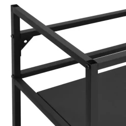 vidaXL - Badkamermeubelframe - Zwart - IJzer - 59 x 38 x 83 cm