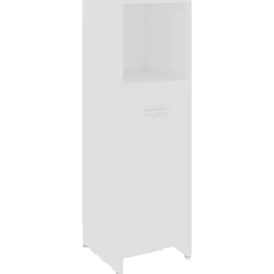 vidaXL - Badkamermeubelset - Wit - Bewerkt hout