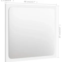 vidaXL - Badkamermeubelset - Wit - Bewerkt hout