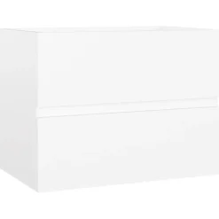 vidaXL - Badkamermeubelset - Wit - Bewerkt hout - 60 x 38.5 x 45 cm