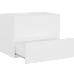 vidaXL - Badkamermeubelset - Wit - Bewerkt hout - 60 x 38.5 x 45 cm