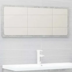 vidaXL - Badkamermeubelset - Grijs - Bewerkt hout