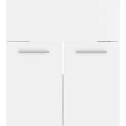 vidaXL - Badkamermeubelset - Wit - Bewerkt hout - 41 x 38.5 x 46 cm