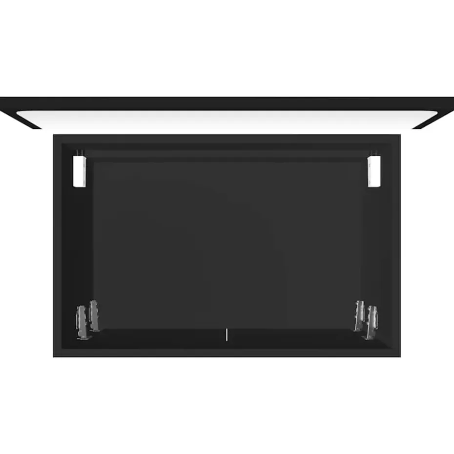 vidaXL - Badkamermeubelset - Zwart - Bewerkt hout