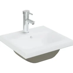 vidaXL - Badkamermeubelset - Wit - Bewerkt hout - 41 x 38.5 x 46 cm