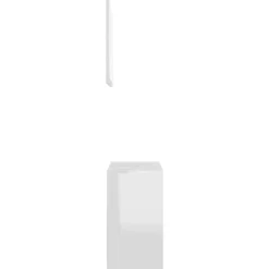 vidaXL - Badkamermeubelset - Wit - Bewerkt hout