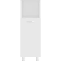 vidaXL - Badkamermeubelset - Wit - Bewerkt hout