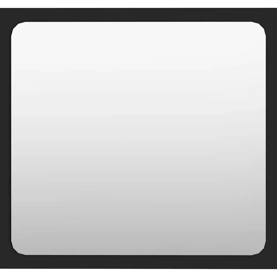 vidaXL - Badkamermeubelset - Zwart - Bewerkt hout