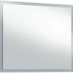 vidaXL - Badkamerspiegel - Zilver - Glas - 60 x 50 cm