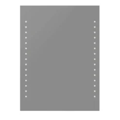 vidaXL - Badkamerspiegel - Zilver - Glas - 60 x 80 cm