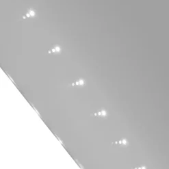 vidaXL - Badkamerspiegel - Zilver - Glas - 60 x 80 cm