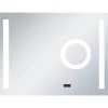 vidaXL - Badkamerspiegel - Zilver - Aluminium - 80 x 60 cm