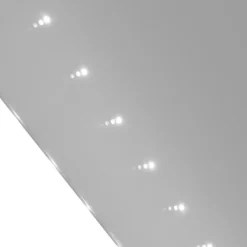 vidaXL - Badkamerspiegel - Zilver - Glas - 100 x 60 cm