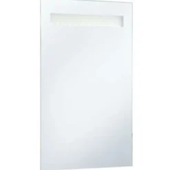 vidaXL - Badkamerspiegel - Zilver - Glas - 60 x 100 cm