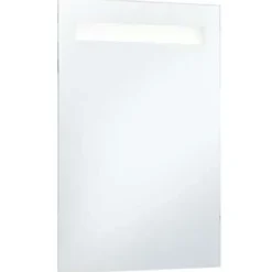 vidaXL - Badkamerspiegel - Zilver - Glas - 60 x 100 cm