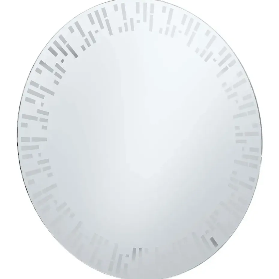 vidaXL - Badkamerspiegel - Zilver - Aluminium - 70 cm