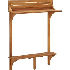 vidaXL - Balkonbarset - Bruin - Acaciahout