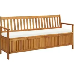 vidaXL - Bank - Bruin - Hout - 170 cm